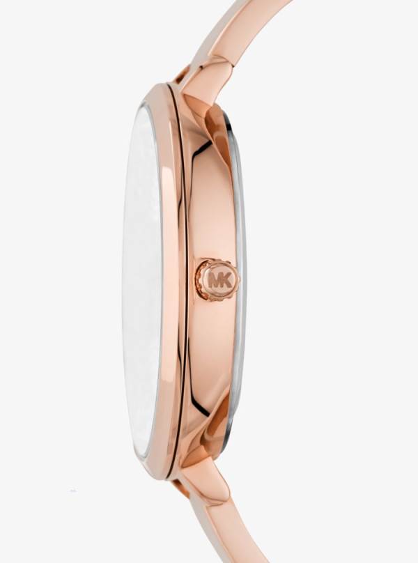 Damske Rose Gold-tone Hodinky Michael Kors Charley Pavé Ruzove Zlate - Hodinky Michael Kors Lacne | MVOHS-6205